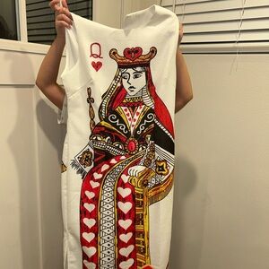 Queen of Hearts Graphic Dress
